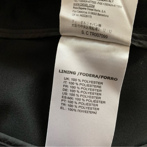 NWOT- DIESEL Moto Jacket - Picture 9 of 9